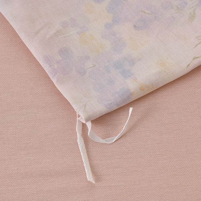 91家纺网 家纺一手货源 找家纺 绘萱家居 2026直播爆款一字绣吊边款纯棉100%全棉四件套印花百分百（喷气高品质） 水墨嫣然