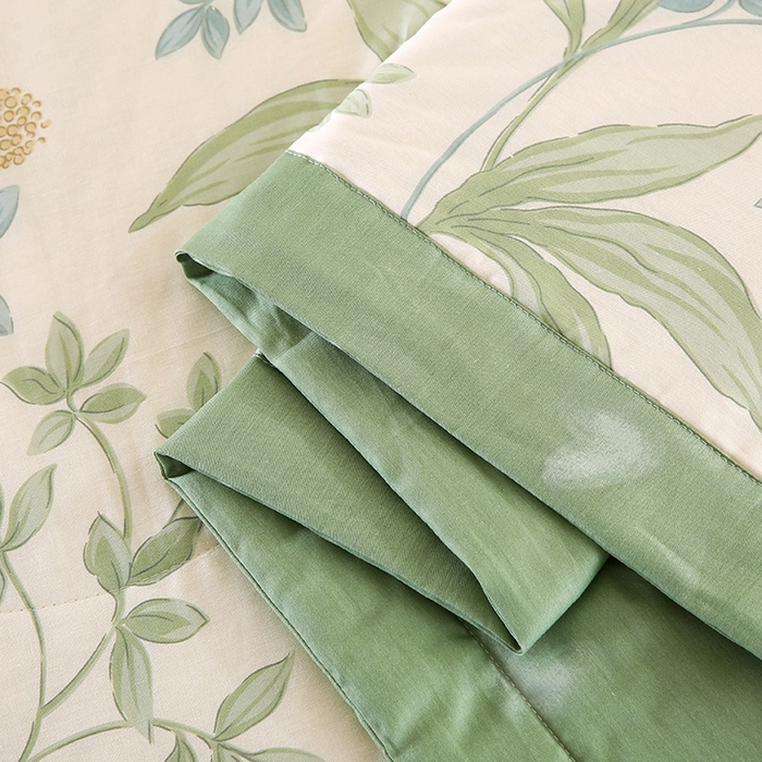 91家纺网 家纺一手货源 找家纺 米萝家居 2026新款里外全棉夏被纯棉棉棉花夏凉被空调被 被子被芯 仙草