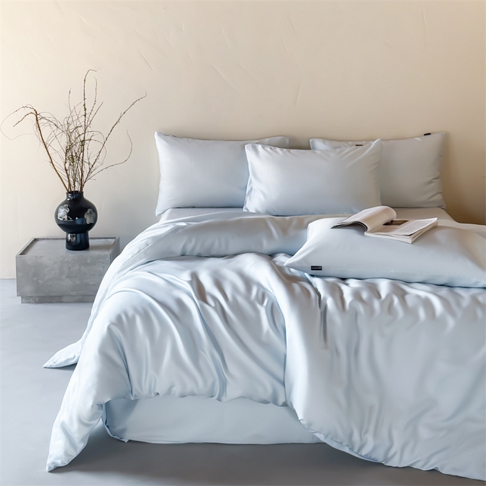 91家纺网 家纺一手货源 找家纺 （总）绒棉世家 2026新款天丝面料纯色100%莱赛尔天丝面料四件套