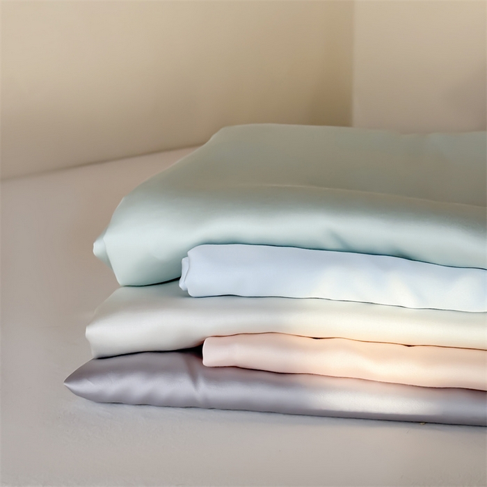 91家纺网 家纺一手货源 找家纺 绒棉世家 2026新款天丝面料纯色100%莱赛尔天丝面料四件套 组合图仅供参考不可下单