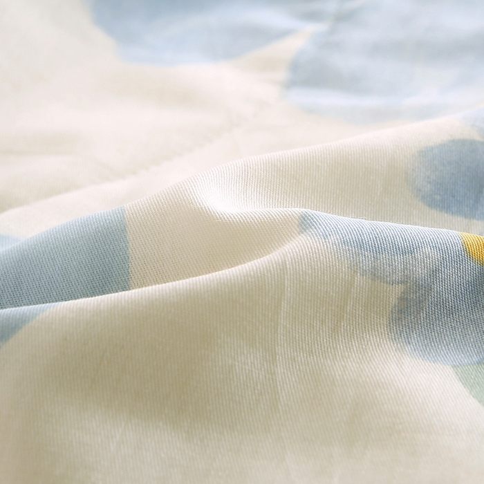 91家纺网 家纺一手货源 找家纺 米萝家居 2026新款里外全棉夏被纯棉棉棉花夏凉被空调被 被子被芯 蓝色花海