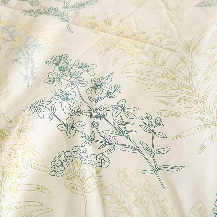 91家纺网 家纺一手货源 找家纺 米萝家居 2026新款里外全棉夏被纯棉棉棉花夏凉被空调被 被子被芯 热带风情