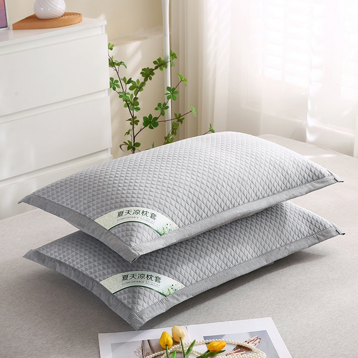 91家纺网 家纺一手货源 找家纺 （总）小牛席业 2026新款7D小三角按摩-冷感豆豆夏凉枕套夏天枕套冰丝枕套竹枕套藤枕套冰藤枕套