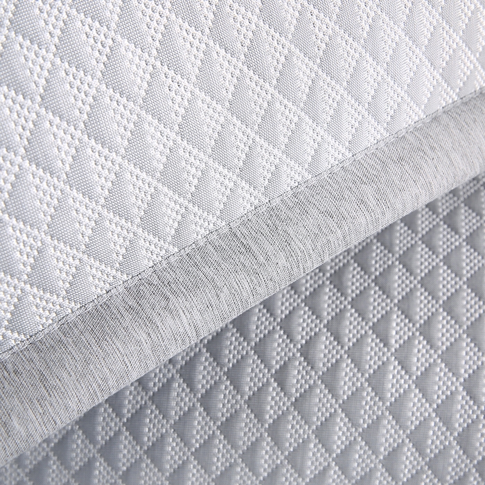 91家纺网 家纺一手货源 找家纺 小牛席业 2026新款7D小三角按摩-冷感豆豆夏凉枕套夏天枕套冰丝枕套竹枕套藤枕套冰藤枕套 灰色