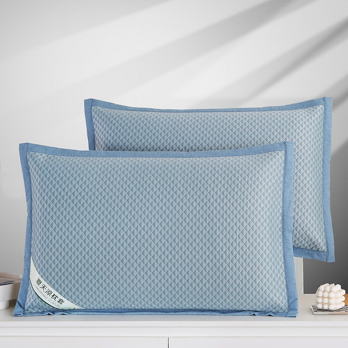 91家纺网 家纺一手货源 找家纺 （总）小牛席业 2026新款7D小三角按摩-冷感豆豆夏凉枕套夏天枕套冰丝枕套竹枕套藤枕套冰藤枕套