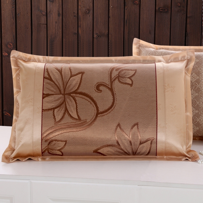 91家纺网 家纺一手货源 找家纺 小牛席业 2026新款B夏凉枕套系列凉枕套夏天枕套冰丝枕套竹枕套藤枕套冰藤枕套 小冰藤花双面枕套