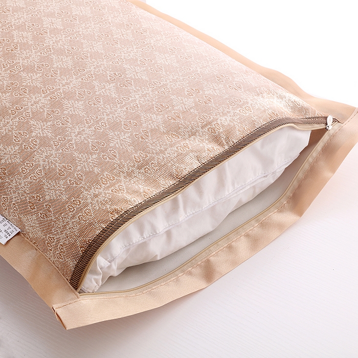 91家纺网 家纺一手货源 找家纺 小牛席业 2026新款B夏凉枕套系列凉枕套夏天枕套冰丝枕套竹枕套藤枕套冰藤枕套 小冰藤花双面枕套