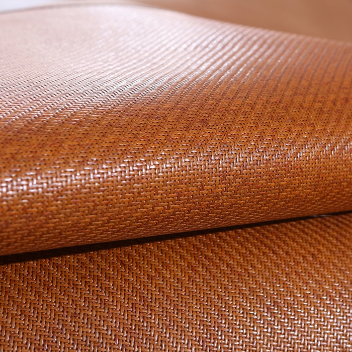 91家纺网 家纺一手货源 找家纺 小牛席业 2026新款B夏凉枕套系列凉枕套夏天枕套冰丝枕套竹枕套藤枕套冰藤枕套 红棕古藤对称枕套