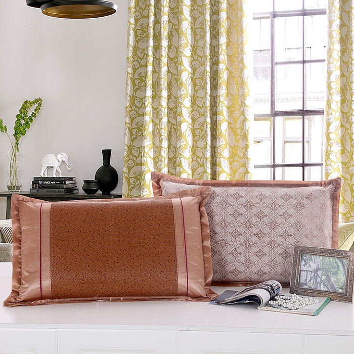 91家纺网 家纺一手货源 找家纺 小牛席业 2026新款B夏凉枕套系列凉枕套夏天枕套冰丝枕套竹枕套藤枕套冰藤枕套 古藤双面对称枕套