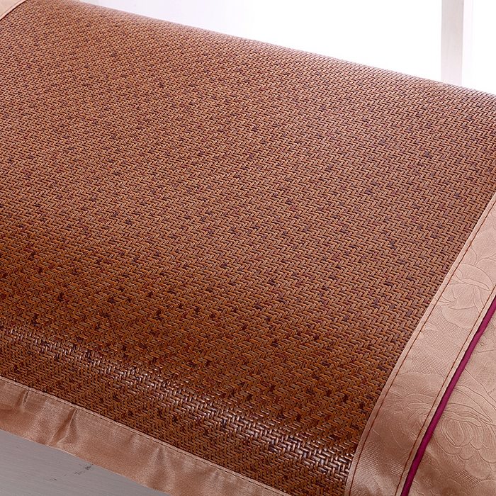 91家纺网 家纺一手货源 找家纺 小牛席业 2026新款B夏凉枕套系列凉枕套夏天枕套冰丝枕套竹枕套藤枕套冰藤枕套 古藤双面对称枕套