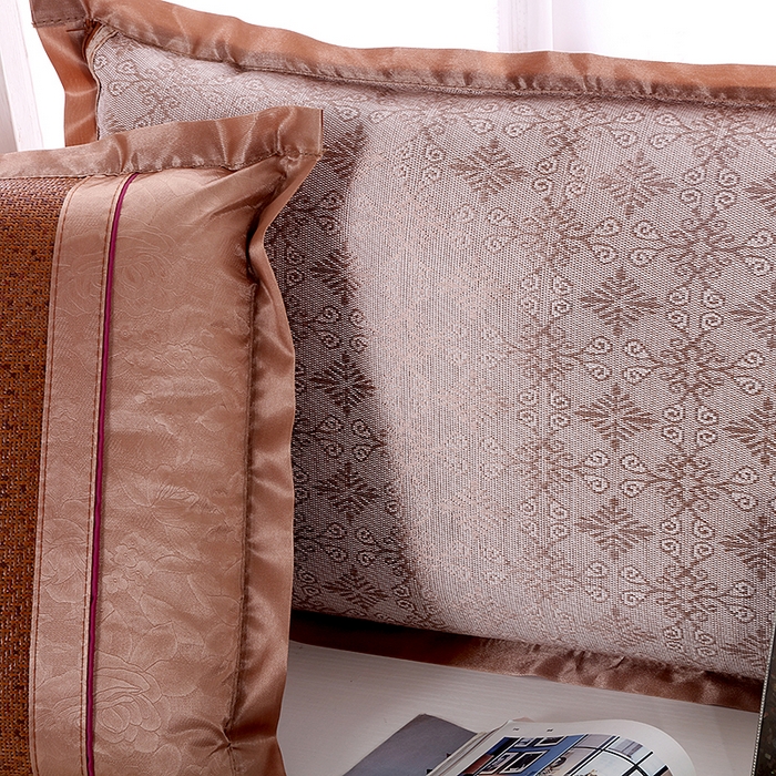 91家纺网 家纺一手货源 找家纺 小牛席业 2026新款B夏凉枕套系列凉枕套夏天枕套冰丝枕套竹枕套藤枕套冰藤枕套 古藤双面对称枕套