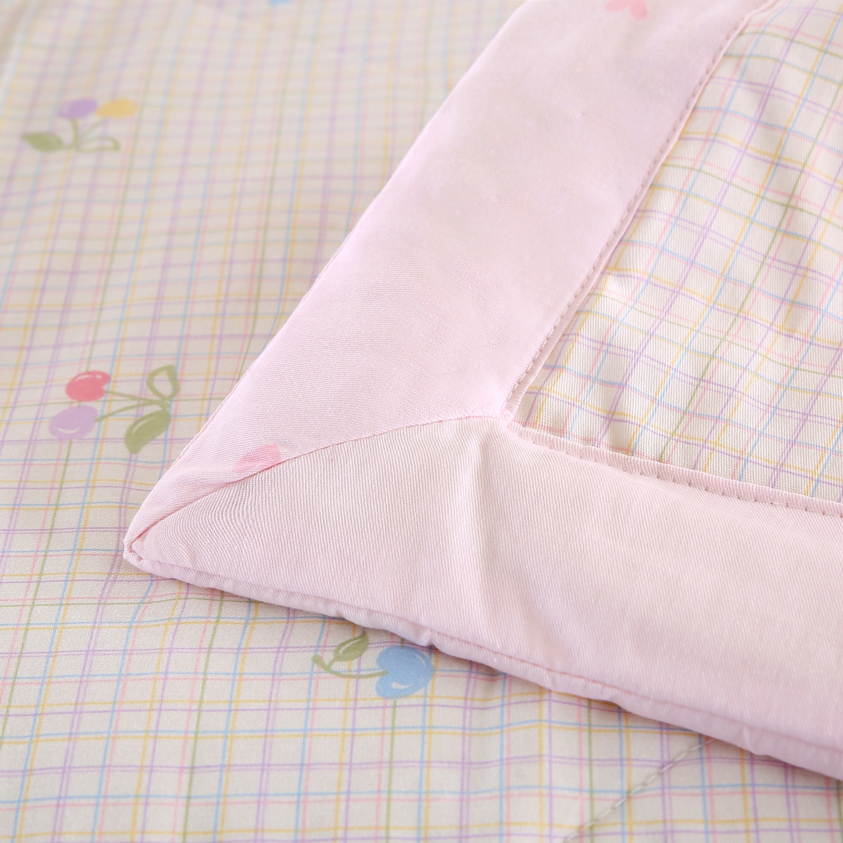 91家纺网 家纺一手货源 找家纺 米萝家居 2026新款里外全棉夏被纯棉棉棉花夏凉被空调被 被子被芯 樱桃小可-米