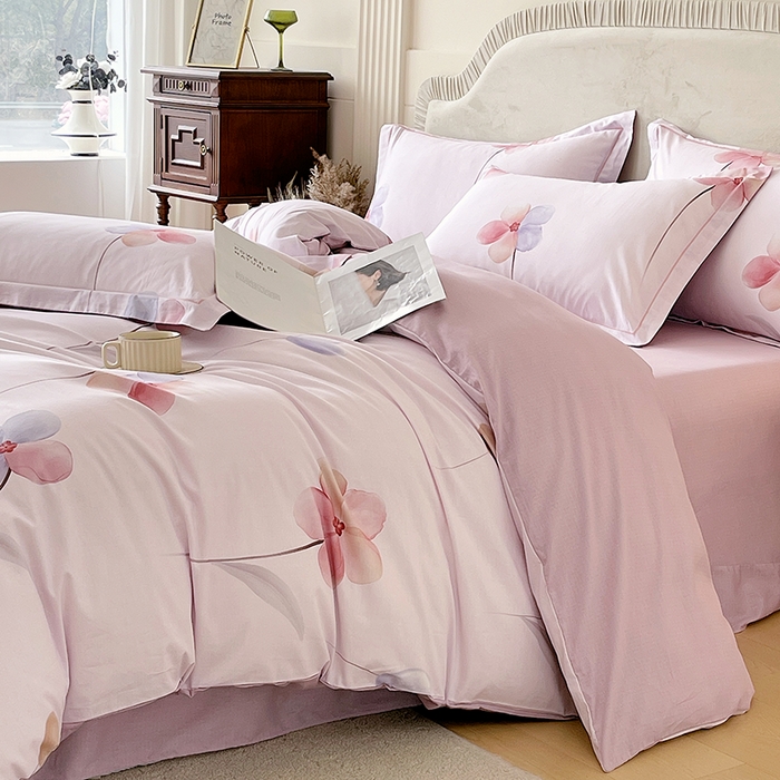 91家纺网 家纺一手货源 找家纺 （总）梧桐树 2026新款高支密全棉纯棉印花四件套