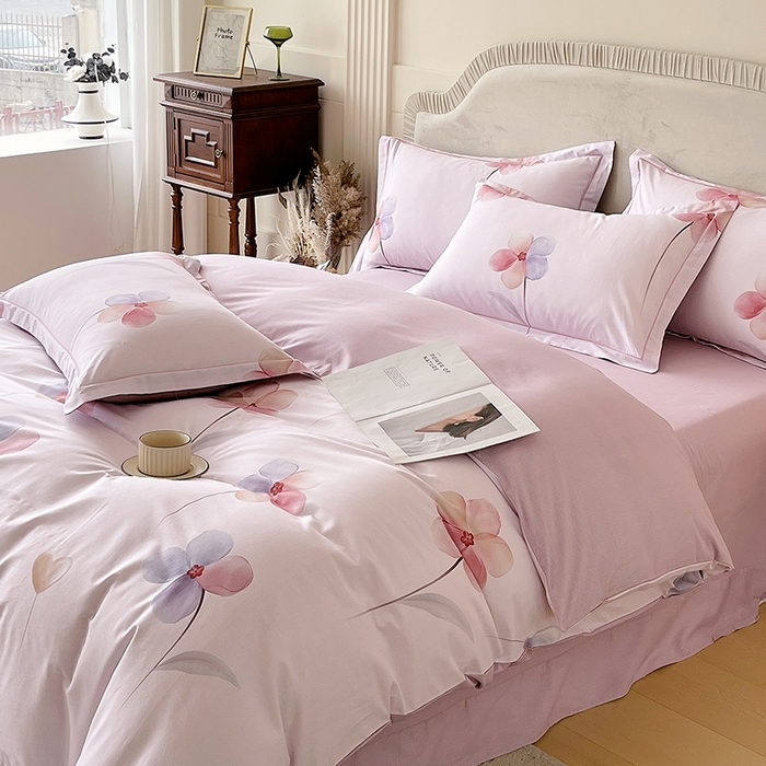 91家纺网 家纺一手货源 找家纺 （总）梧桐树 2026新款高支密全棉纯棉印花四件套