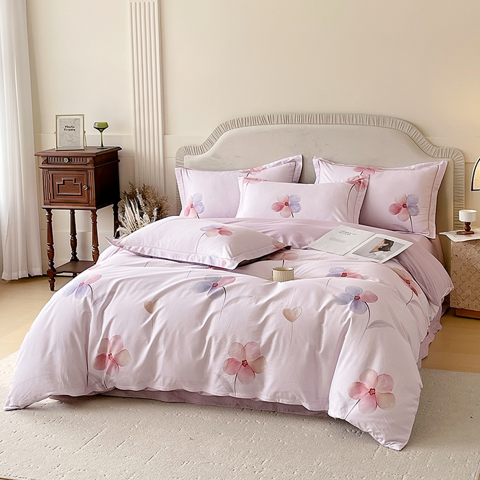 91家纺网 家纺一手货源 找家纺 （总）梧桐树 2026新款高支密全棉纯棉印花四件套