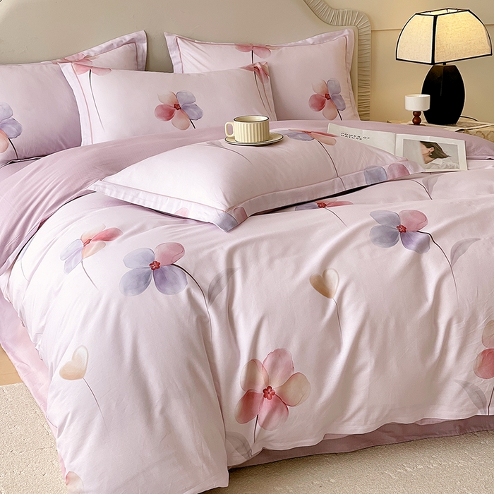 91家纺网 家纺一手货源 找家纺 （总）梧桐树 2026新款高支密全棉纯棉印花四件套