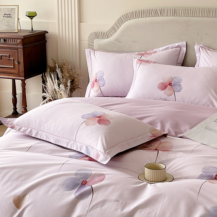 91家纺网 家纺一手货源 找家纺 （总）梧桐树 2026新款高支密全棉纯棉印花四件套