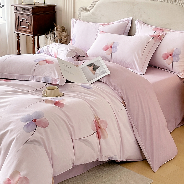 91家纺网 家纺一手货源 找家纺 （总）梧桐树 2026新款高支密全棉纯棉印花四件套