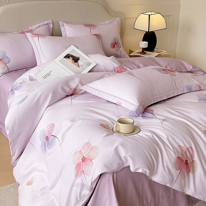 91家纺网 家纺一手货源 找家纺 （总）梧桐树 2026新款高支密全棉纯棉印花四件套