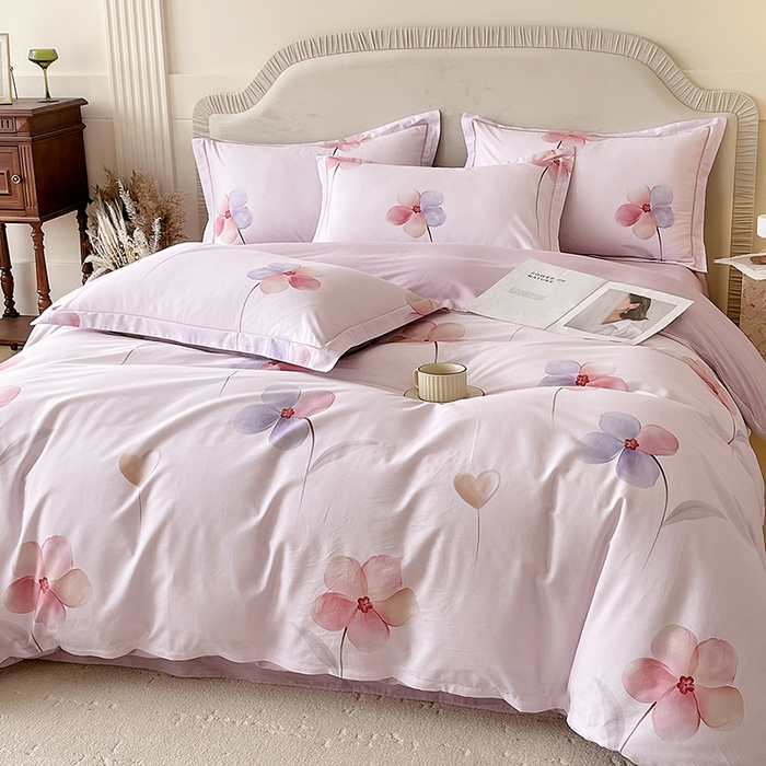 91家纺网 家纺一手货源 找家纺 （总）梧桐树 2026新款高支密全棉纯棉印花四件套