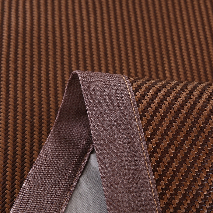 91家纺网 家纺一手货源 找家纺 小牛席业 2026新款冰藤枕套A夏凉枕套系列凉枕套夏天枕套冰丝枕套竹枕套藤枕套冰藤枕套 角标冰藤凉枕套（黑咖）