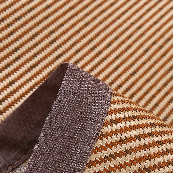 91家纺网 家纺一手货源 找家纺 小牛席业 2026新款冰藤枕套A夏凉枕套系列凉枕套夏天枕套冰丝枕套竹枕套藤枕套冰藤枕套 角标冰藤凉枕套（深咖）