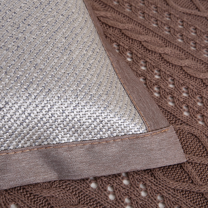 91家纺网 家纺一手货源 找家纺 小牛席业 2026新款冰藤枕套A夏凉枕套系列凉枕套夏天枕套冰丝枕套竹枕套藤枕套冰藤枕套 角标冰藤凉枕套（银灰）