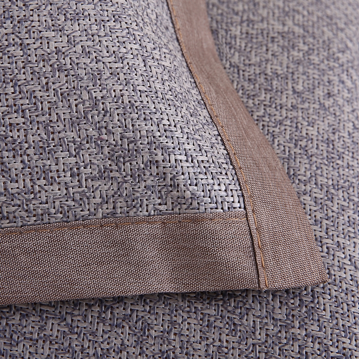 91家纺网 家纺一手货源 找家纺 小牛席业 2026新款冰藤枕套A夏凉枕套系列凉枕套夏天枕套冰丝枕套竹枕套藤枕套冰藤枕套 角标古藤凉枕套（灰色）