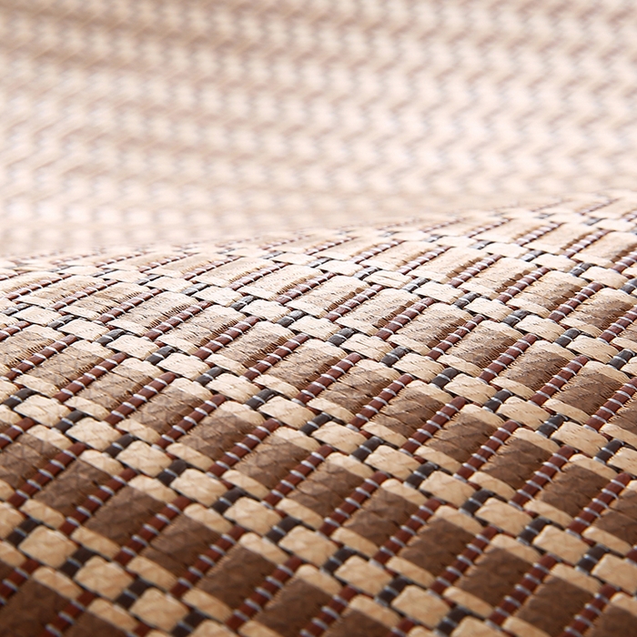 91家纺网 家纺一手货源 找家纺 小牛席业 2026新款冰藤枕套A夏凉枕套系列凉枕套夏天枕套冰丝枕套竹枕套藤枕套冰藤枕套 角标冰藤凉枕套（条纹咖色）