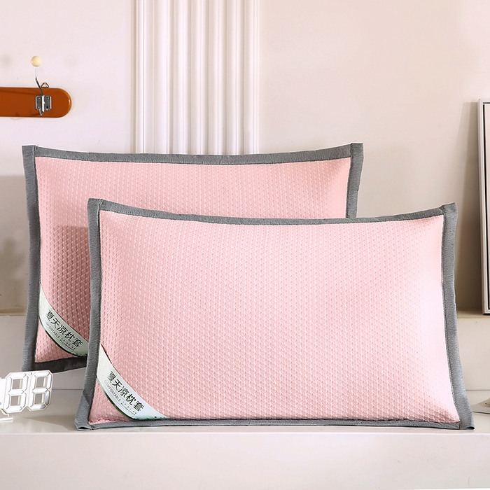 （总）小牛席业 2026新款3D千鸟格按摩冷感豆豆夏凉枕套系列