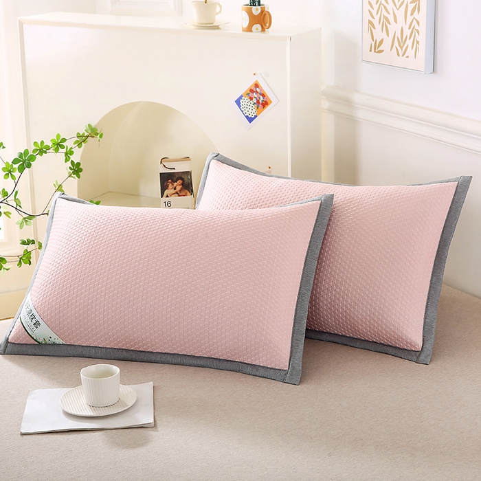 91家纺网 家纺一手货源 找家纺 （总）小牛席业 2026新款3D千鸟格按摩冷感豆豆夏凉枕套系列