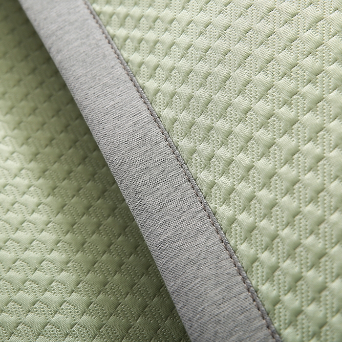 91家纺网 家纺一手货源 找家纺 小牛席业 2026新款3D千鸟格按摩冷感豆豆夏凉枕套系列 绿色