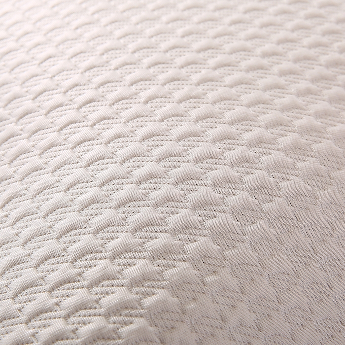 91家纺网 家纺一手货源 找家纺 小牛席业 2026新款3D千鸟格按摩冷感豆豆夏凉枕套系列 米色