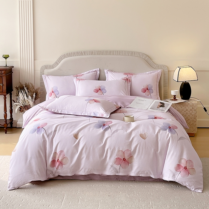 91家纺网 家纺一手货源 找家纺 （总）梧桐树 2026新款高支密全棉纯棉印花四件套