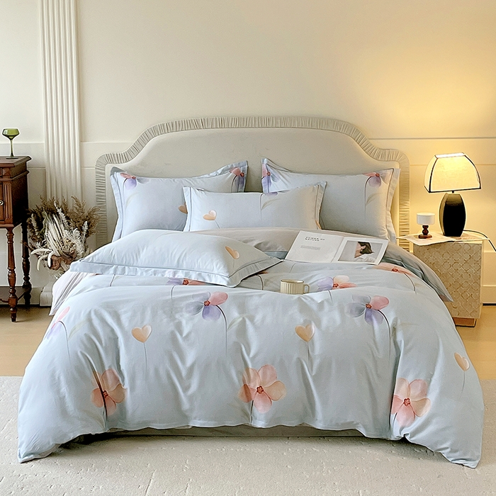 91家纺网 家纺一手货源 找家纺 （总）梧桐树 2026新款高支密全棉纯棉印花四件套