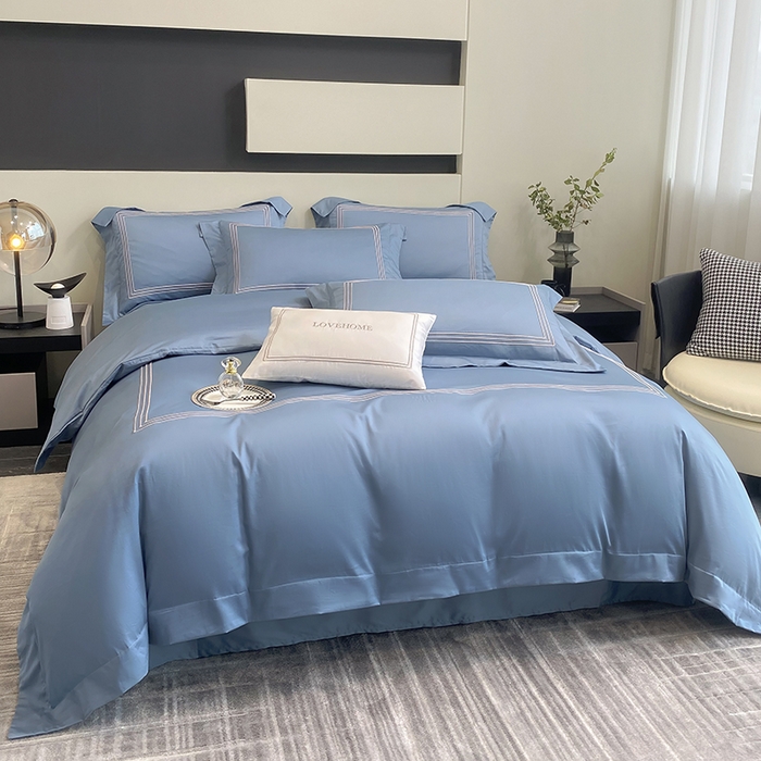 91家纺网 家纺一手货源 找家纺 （总）家居1号家纺 2026新款100支新疆长绒棉纯棉四件套-爱丽丝