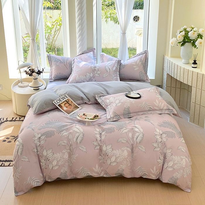 91家纺网 家纺一手货源 找家纺 （总）梧桐树 2026新款高支密全棉纯棉印花四件套