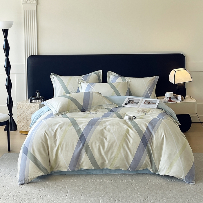 91家纺网 家纺一手货源 找家纺 （总）梧桐树 2026新款高支密全棉纯棉印花四件套