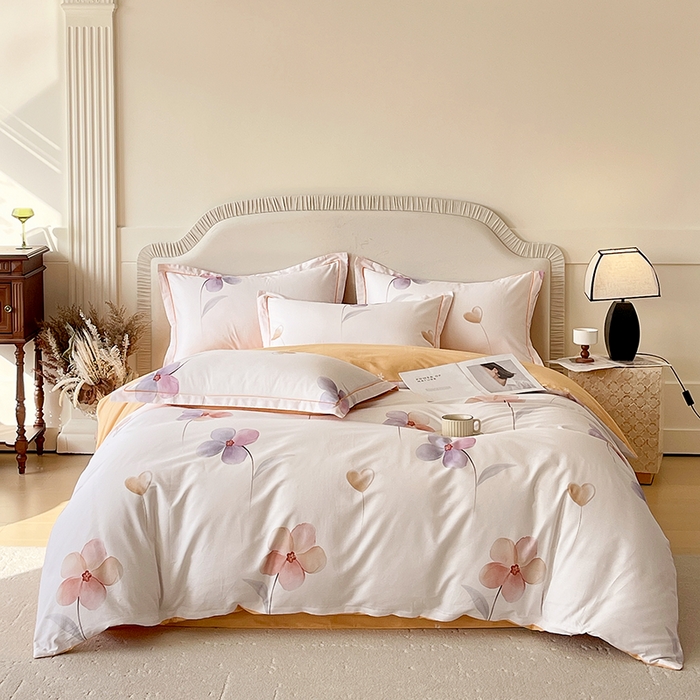 91家纺网 家纺一手货源 找家纺 （总）梧桐树 2026新款高支密全棉纯棉印花四件套