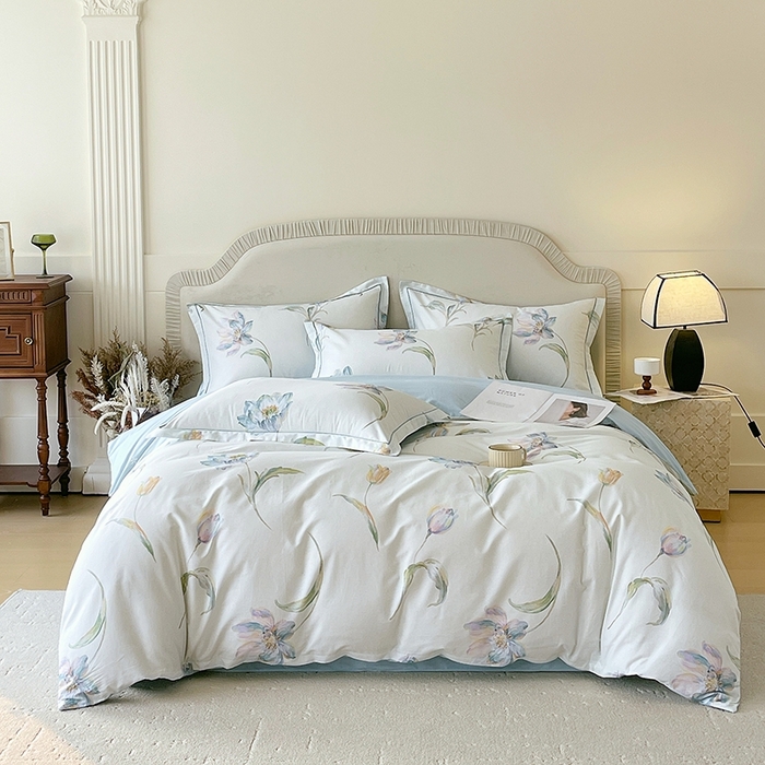 91家纺网 家纺一手货源 找家纺 （总）梧桐树 2026新款高支密全棉纯棉印花四件套