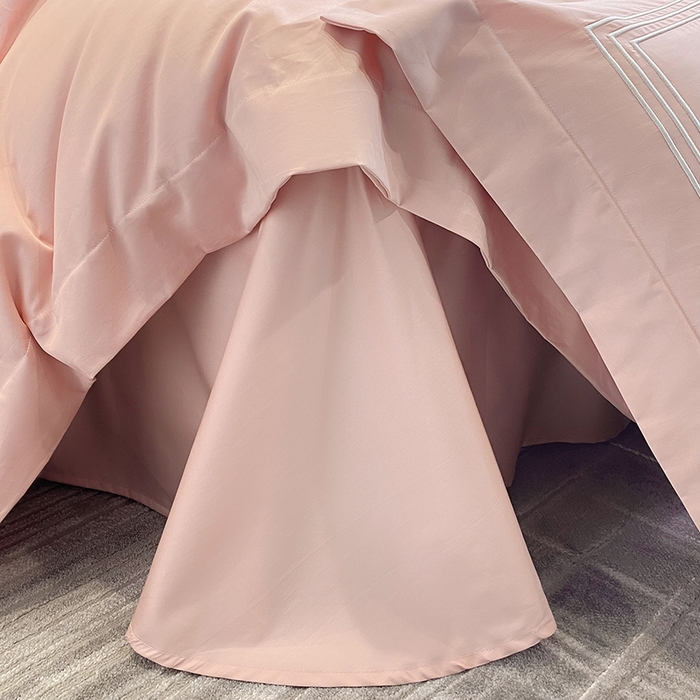 91家纺网 家纺一手货源 找家纺 家居1号家纺 2026新款100支新疆长绒棉纯棉四件套-爱丽丝 爱丽丝-粉豆沙