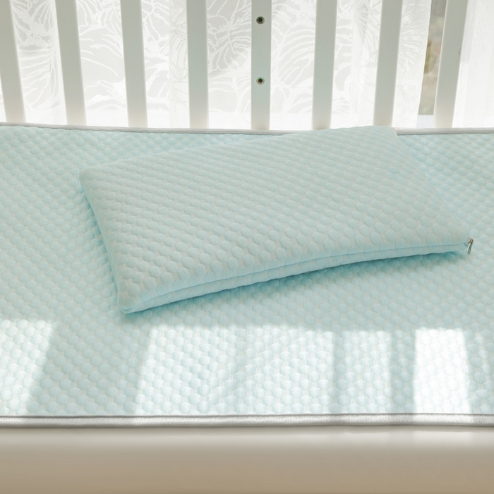 91家纺网 家纺一手货源 找家纺 宅部落 2026新款凉感豆豆儿童凉席席子 哈士奇-淡蓝