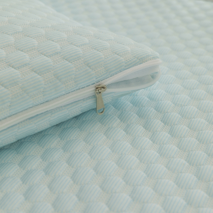 91家纺网 家纺一手货源 找家纺 宅部落 2026新款凉感豆豆儿童凉席席子 哈士奇-淡蓝