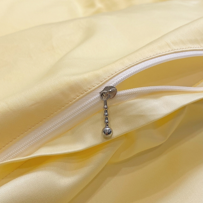 91家纺网 家纺一手货源 找家纺 家居1号家纺 2026新款100支新疆长绒棉纯棉四件套-爱丽丝 爱丽丝-亮黄