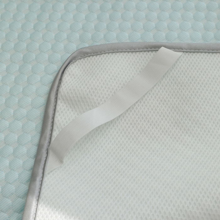 91家纺网 家纺一手货源 找家纺 宅部落 2026新款凉感豆豆儿童凉席席子 滑板熊-淡蓝