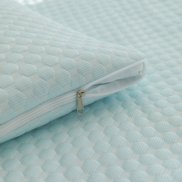 91家纺网 家纺一手货源 找家纺 宅部落 2026新款凉感豆豆儿童凉席席子 滑板熊-淡蓝