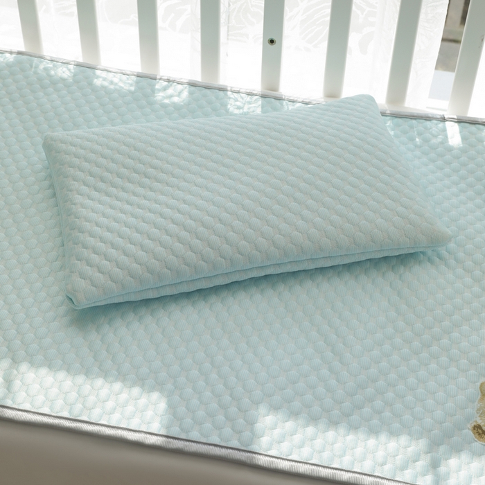 91家纺网 家纺一手货源 找家纺 宅部落 2026新款凉感豆豆儿童凉席席子 滑板熊-淡蓝