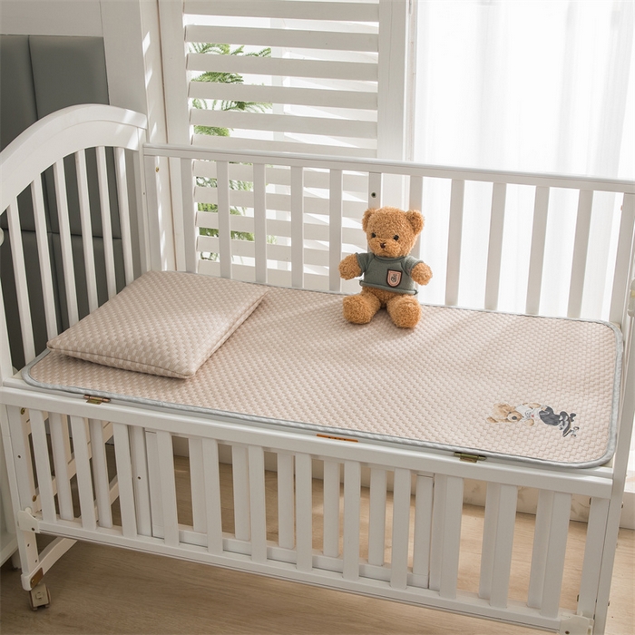 91家纺网 家纺一手货源 找家纺 宅部落 2026新款凉感豆豆儿童凉席席子 滑板熊-咖色