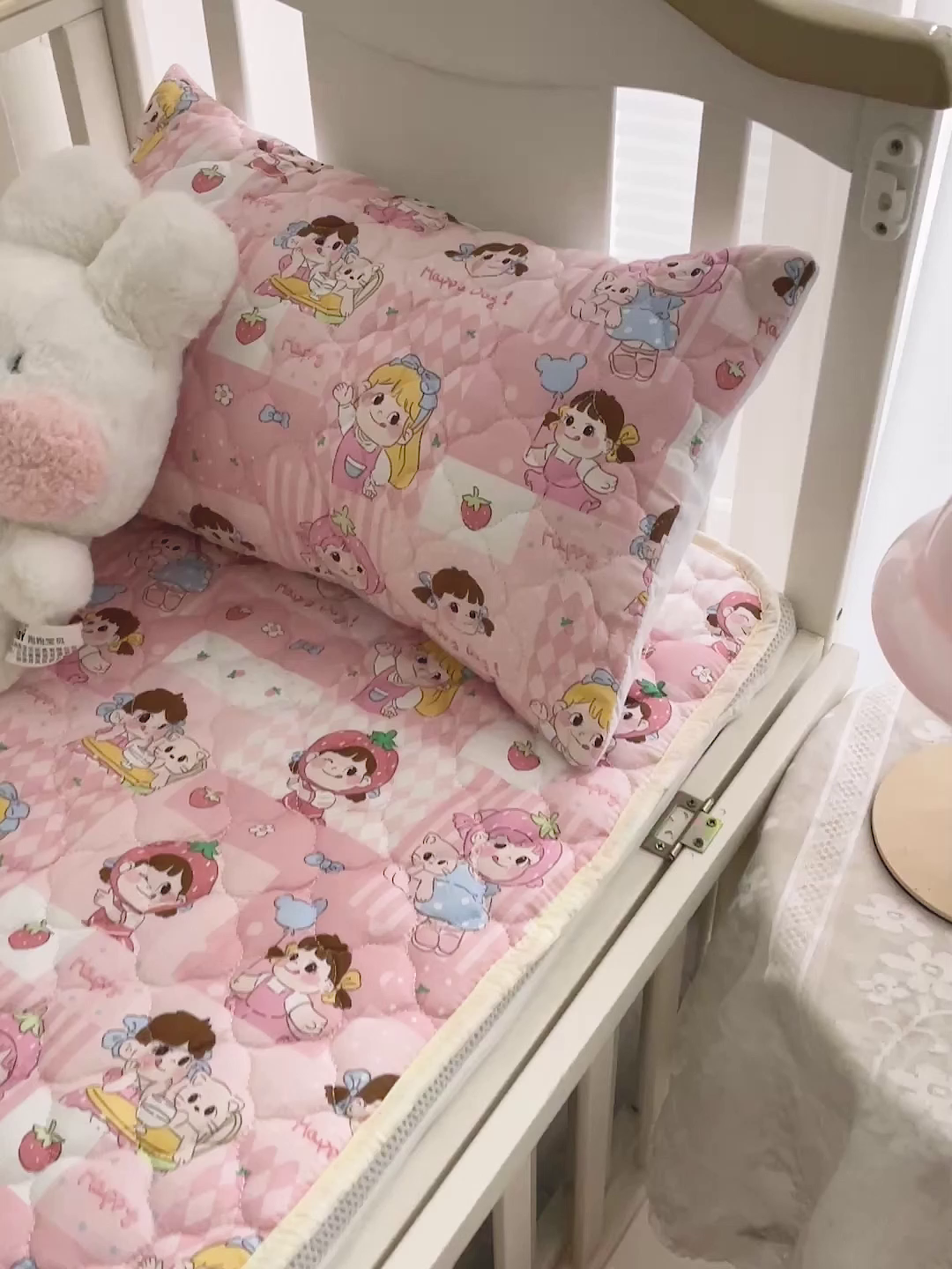 91家纺网 家纺一手货源 找家纺 （总）小桃姐家纺 2026新款全棉纯棉天然棉花床褥防滑床护垫垫子幼儿园床垫儿童床垫