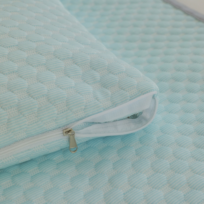 91家纺网 家纺一手货源 找家纺 宅部落 2026新款凉感豆豆儿童凉席席子 酷熊-淡蓝